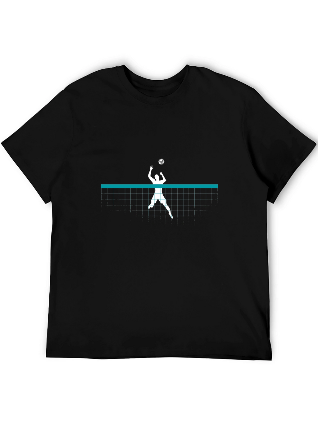 Volleyball Graphic Tee - Black T-Shirt