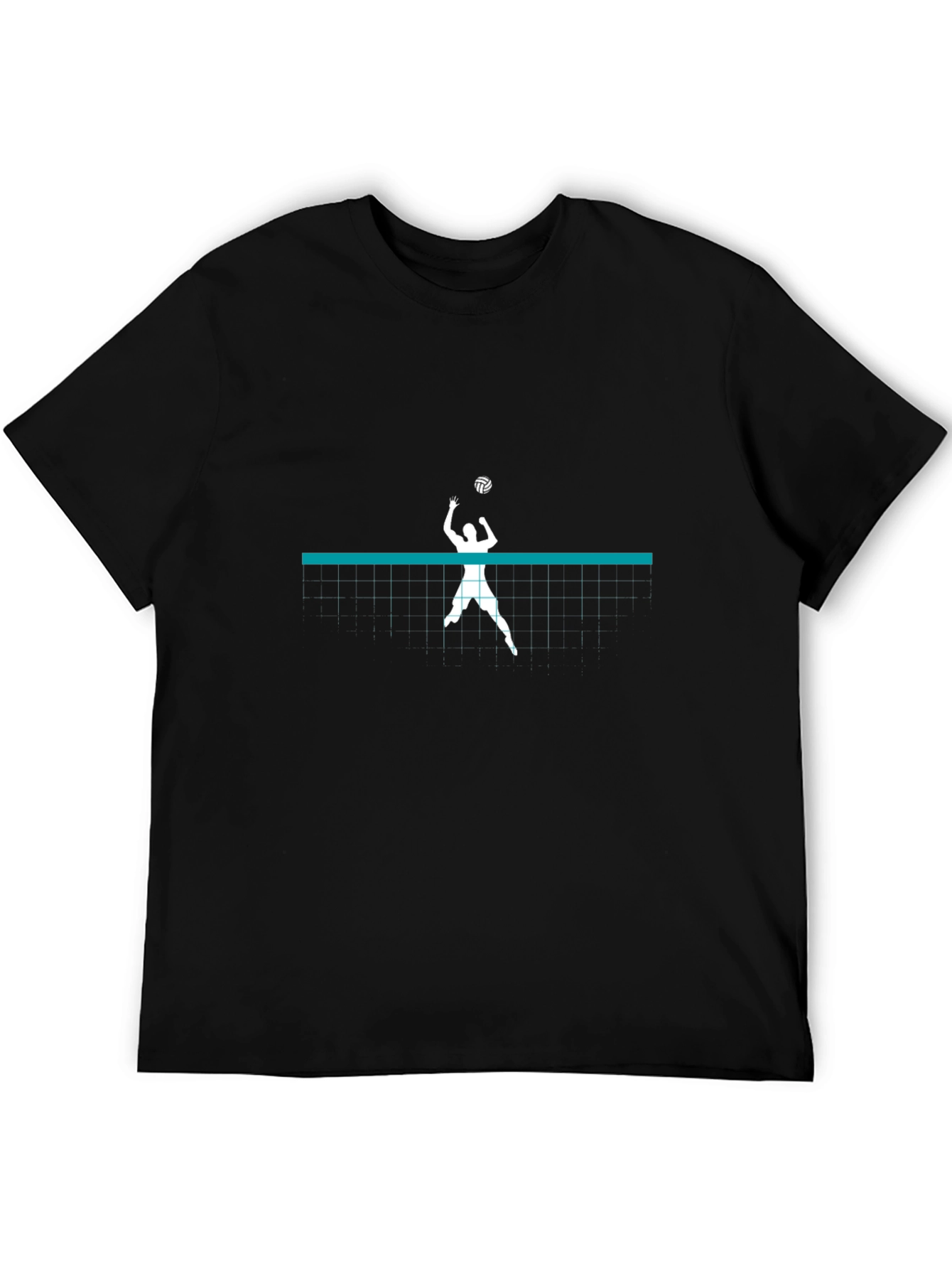 Volleyball Graphic Tee - Black T-Shirt
