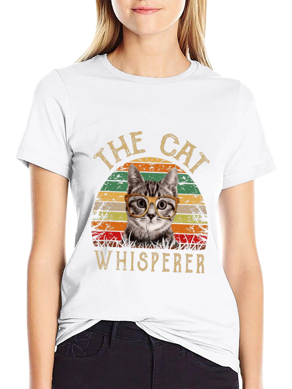 The Cat Whisperer T-Shirt -  Cool Cat Design