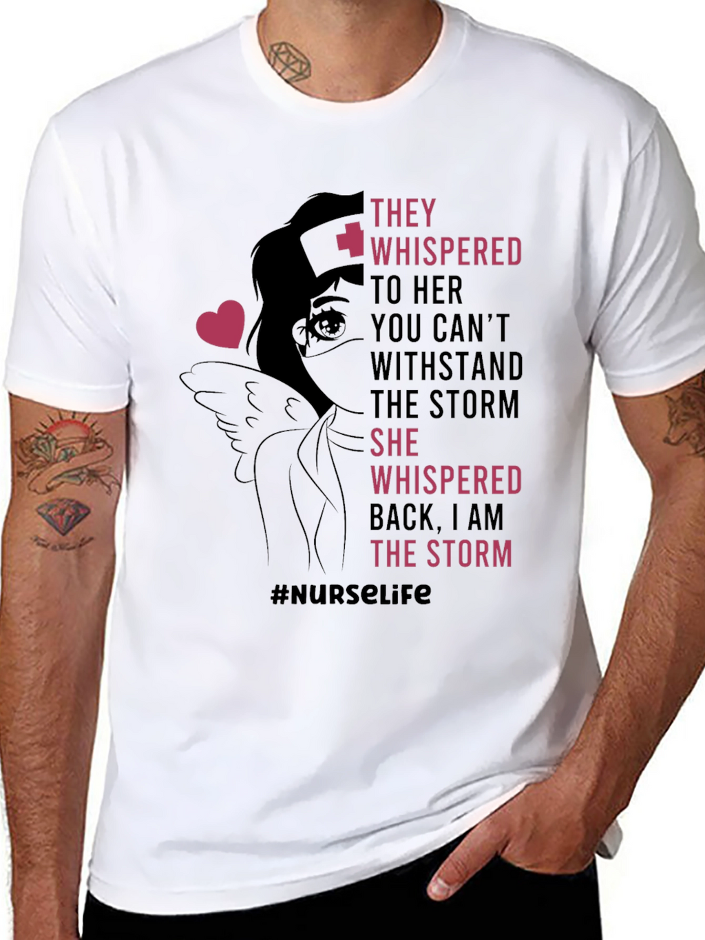 Nurse Life Storm T-Shirt - Inspiring Graphic Tee