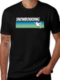 Snowboarding Graphic Tee - Cool Sports Shirt