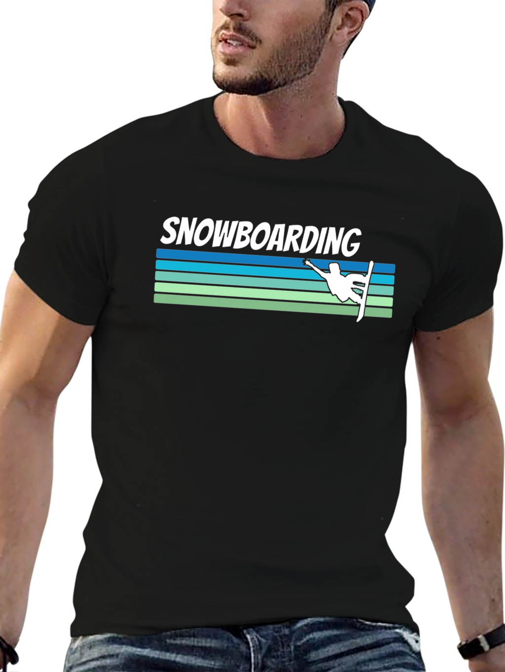 Snowboarding Graphic Tee - Cool Sports Shirt