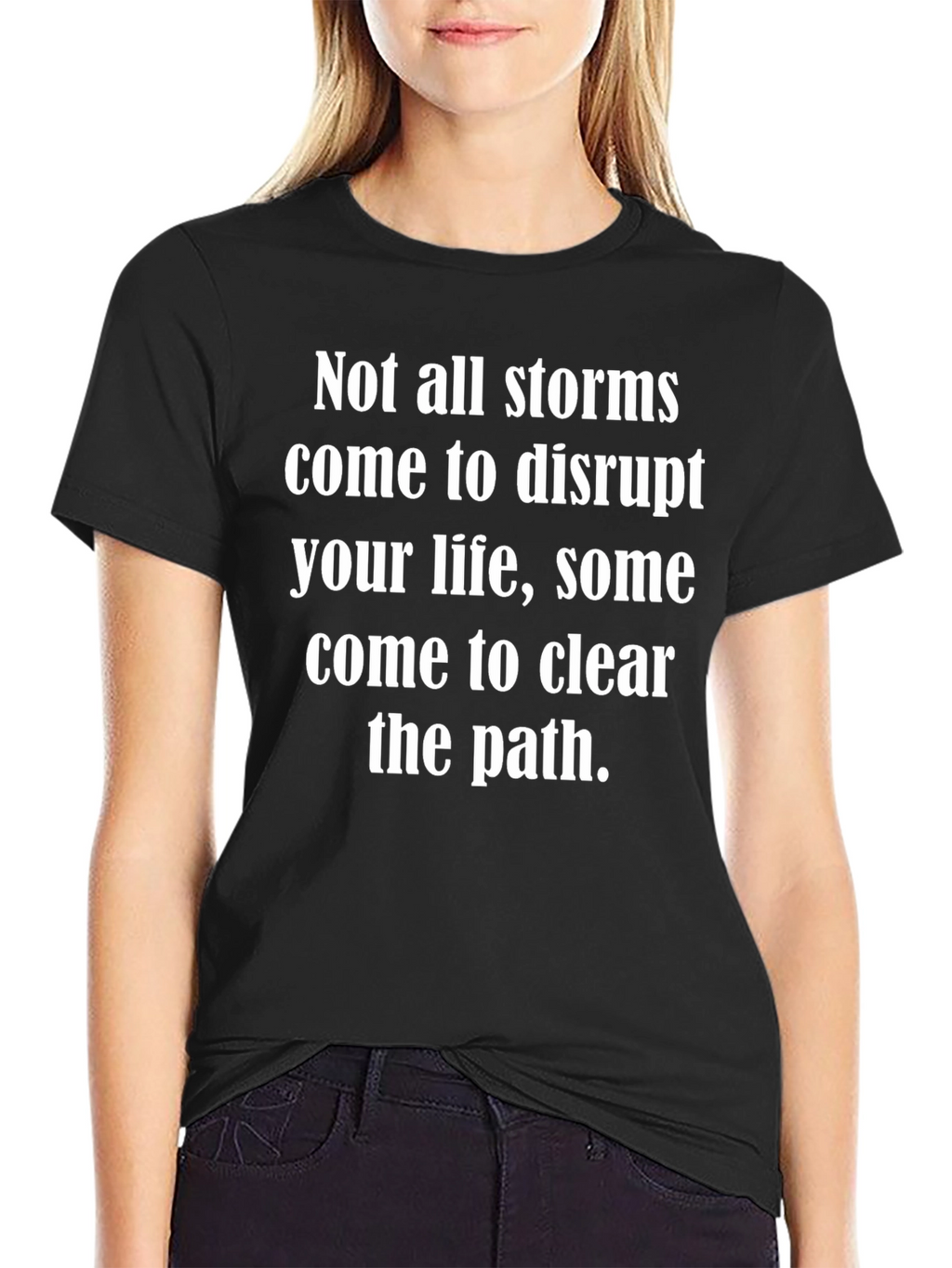 Inspirational Storms T-Shirt - Clearing The Path