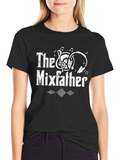 The Mixfather Black Graphic T-Shirt