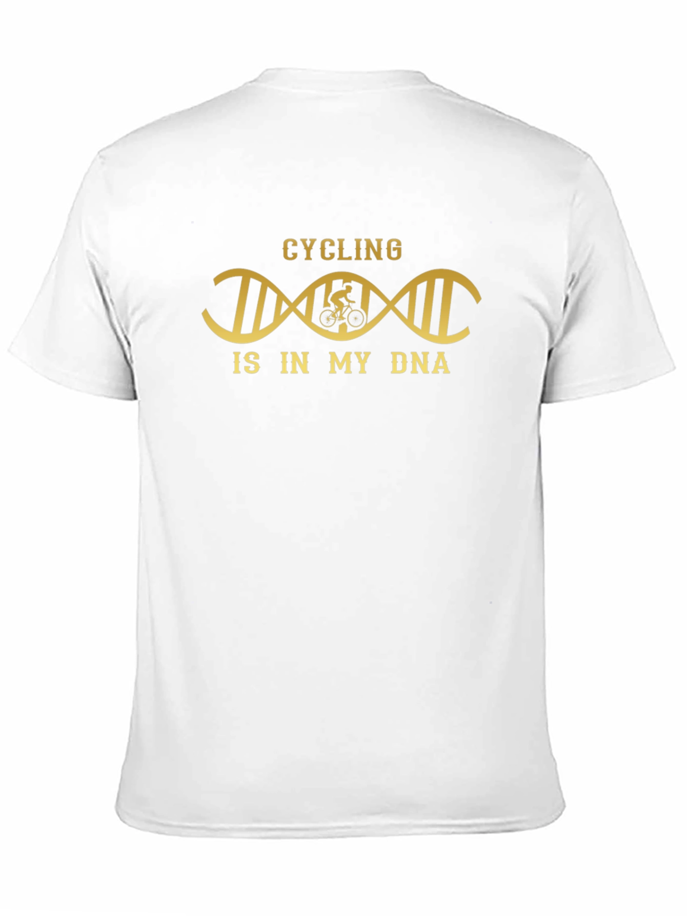 Cycling DNA T-Shirt - Black Graphic Tee