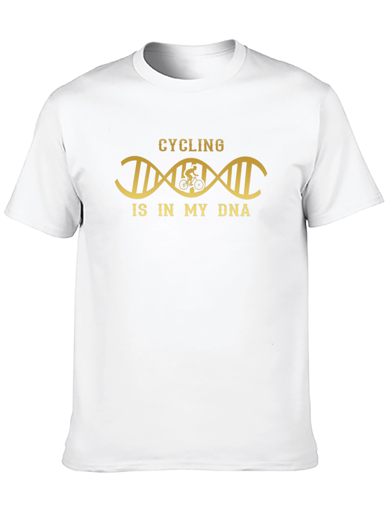 Cycling DNA T-Shirt - Black Graphic Tee