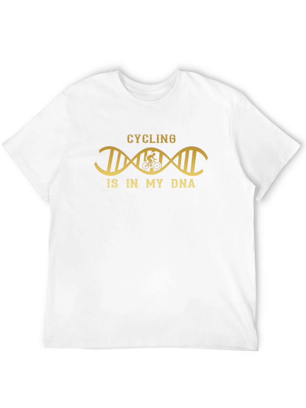 Cycling DNA T-Shirt - Black Graphic Tee