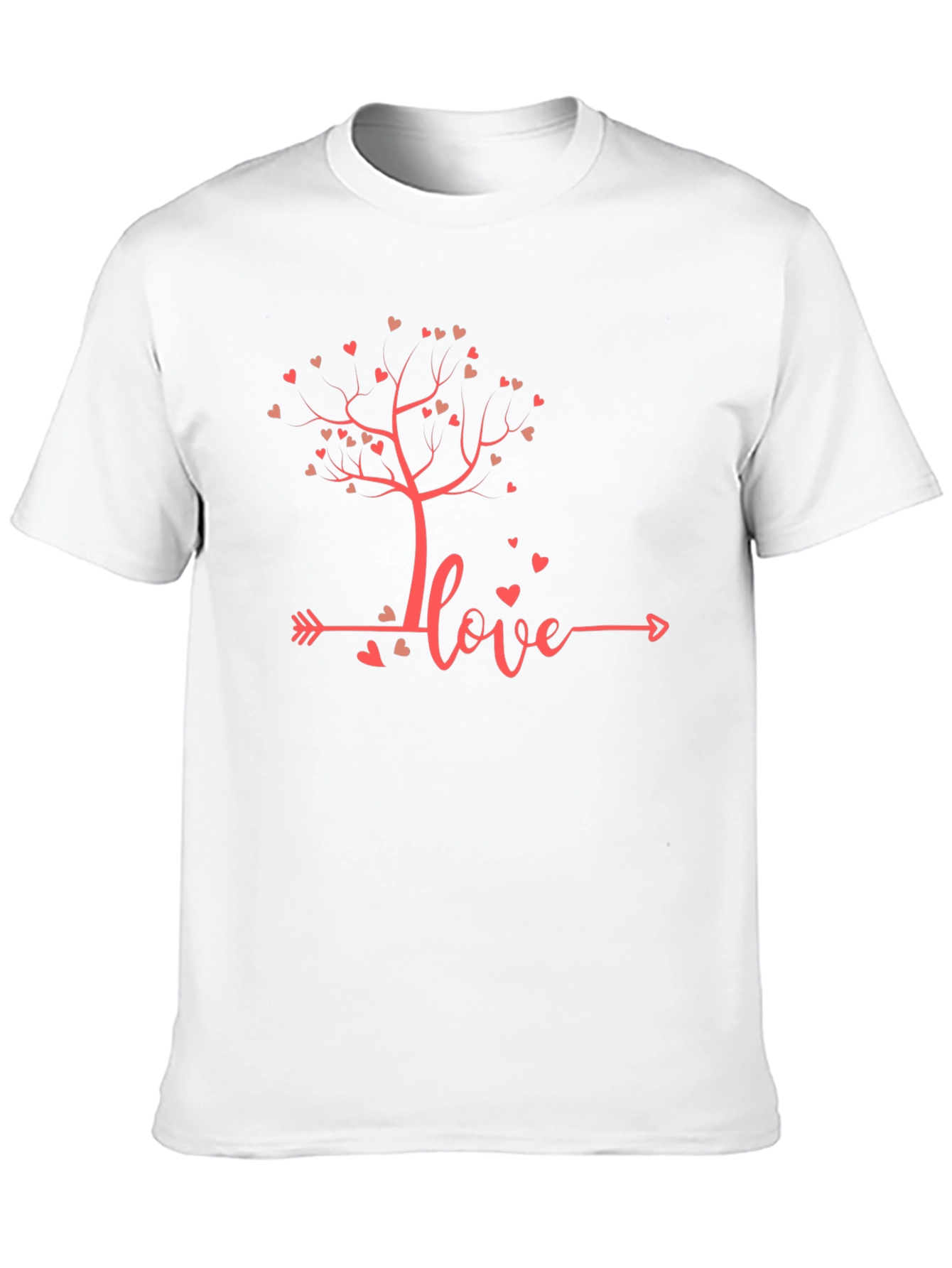 Love Tree Graphic Tee - Heart Design
