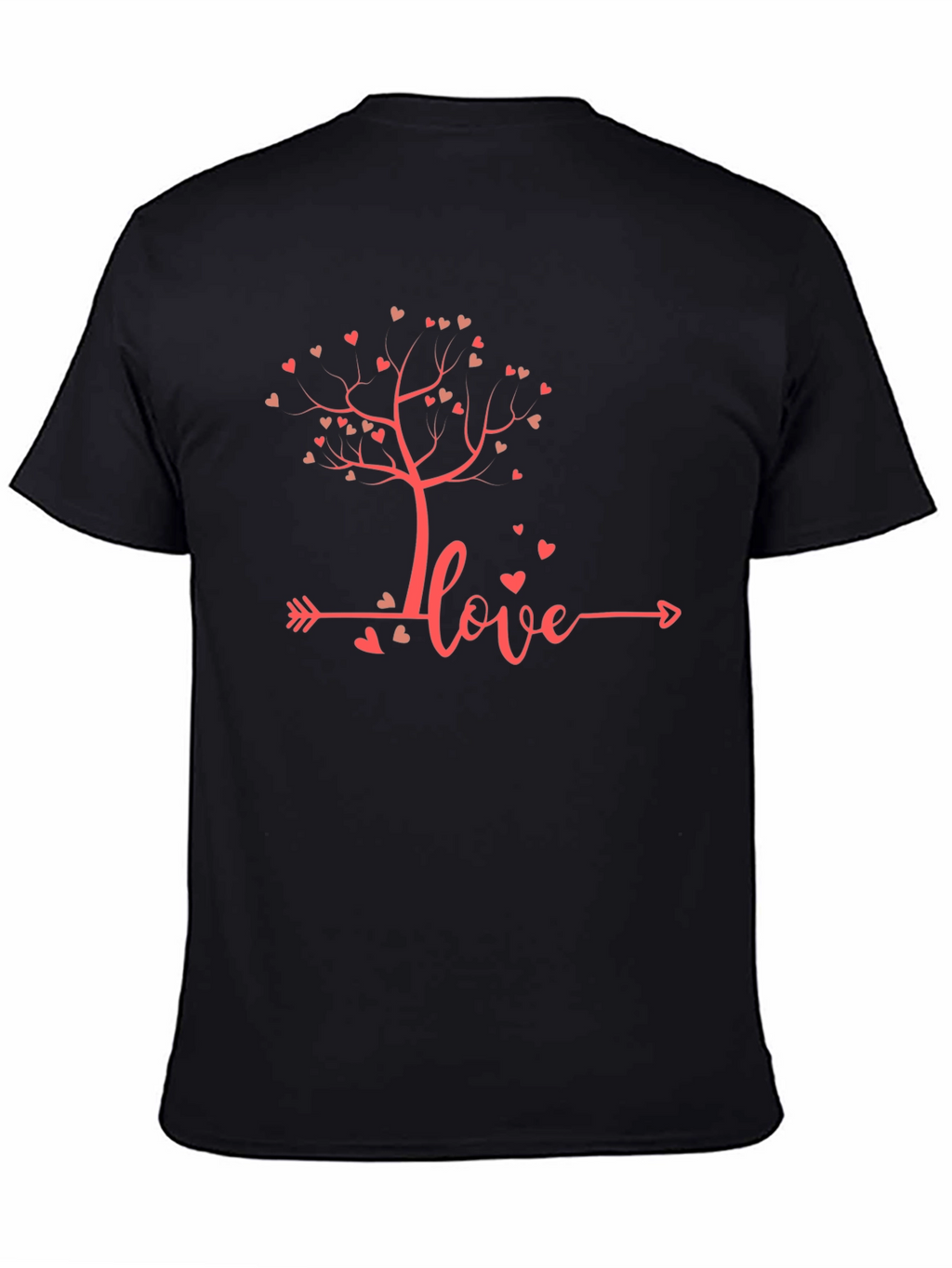 Love Tree Graphic Tee - Heart Design