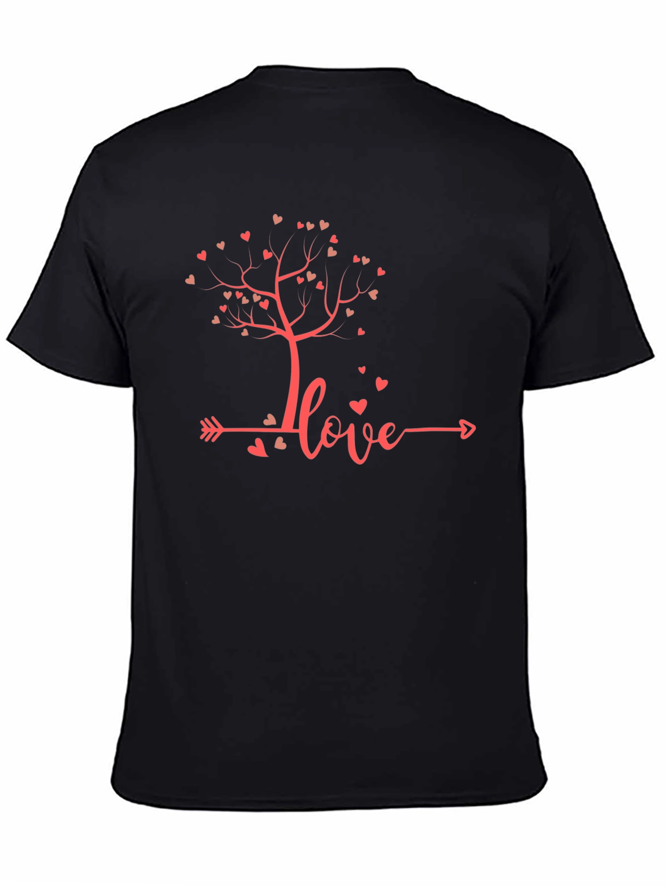 Love Tree Graphic Tee - Heart Design