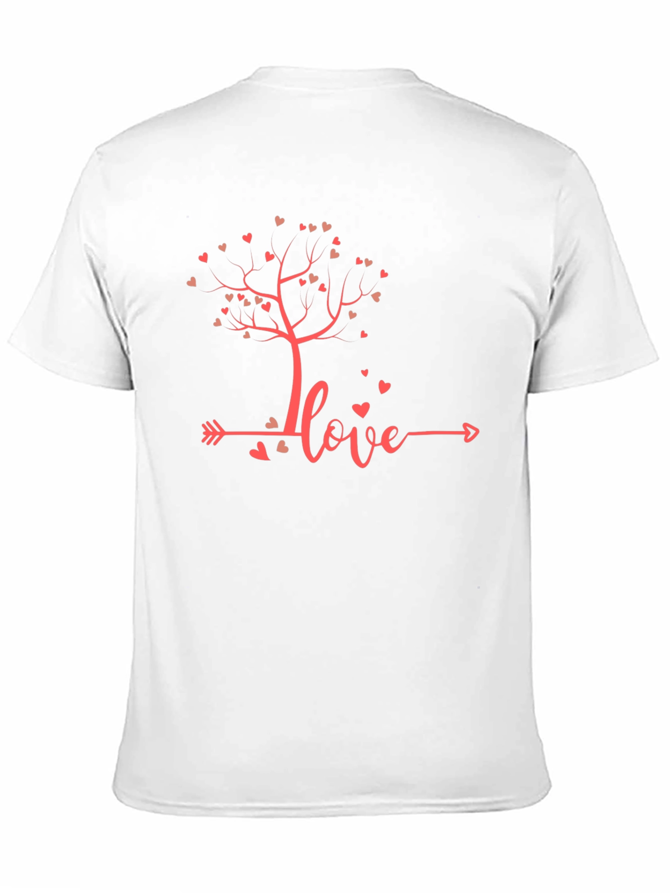 Love Tree Graphic Tee - Heart Design