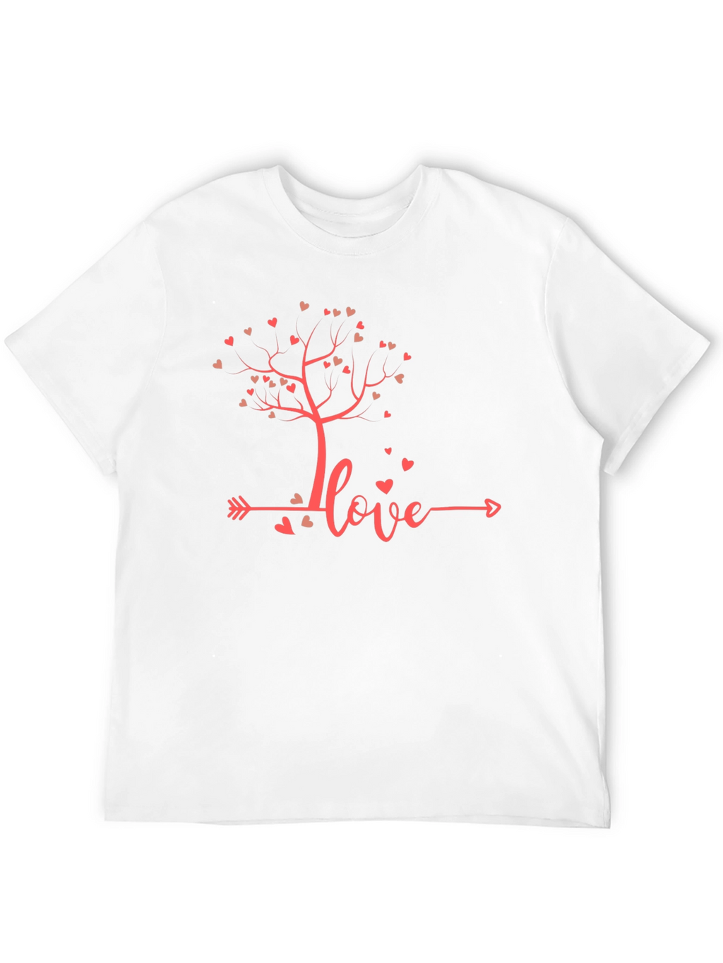 Love Tree Graphic Tee - Heart Design