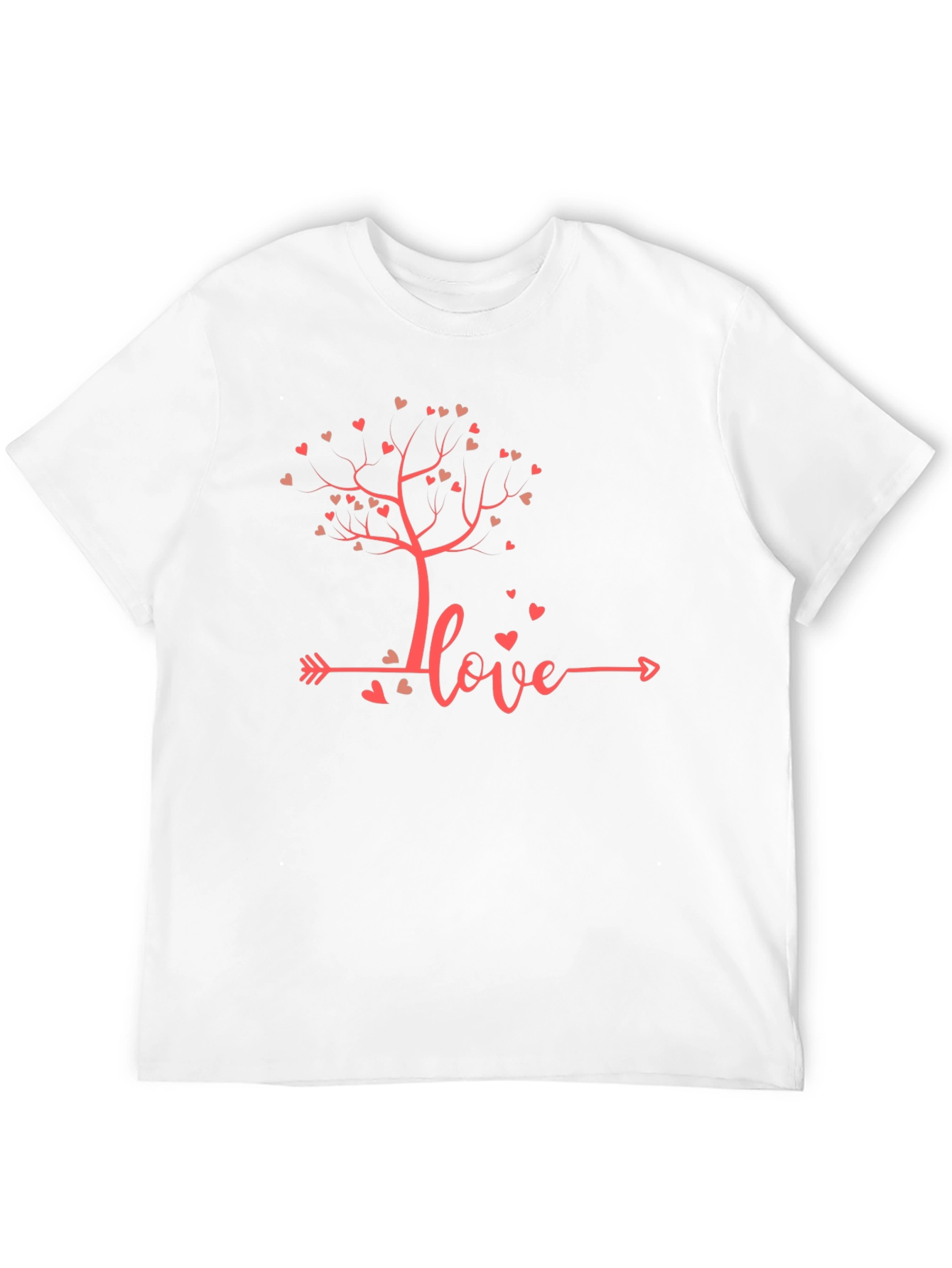 Love Tree Graphic Tee - Heart Design