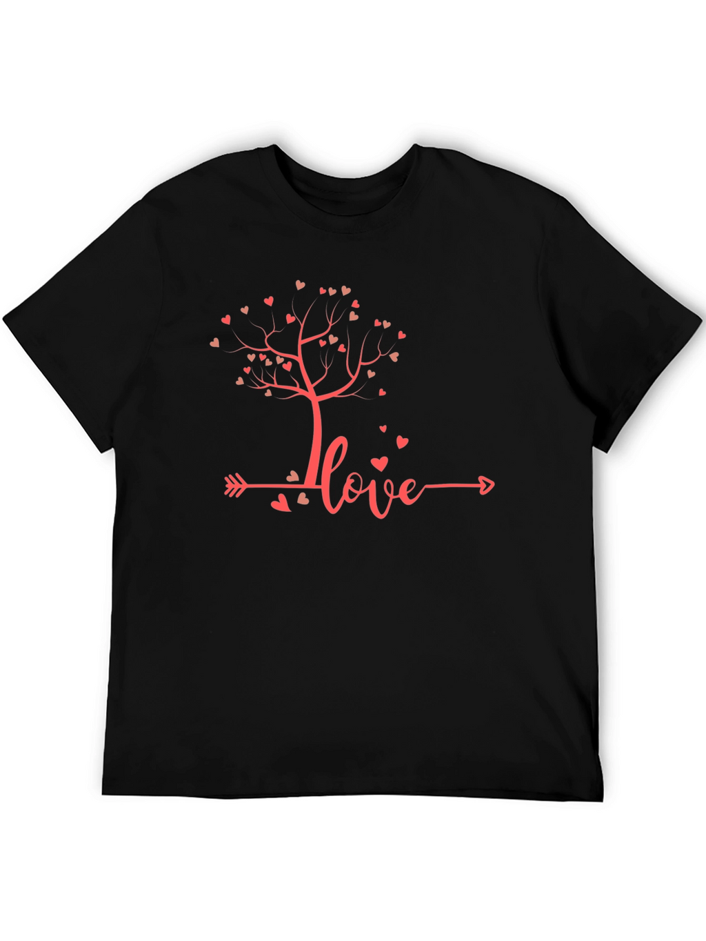 Love Tree Graphic Tee - Heart Design
