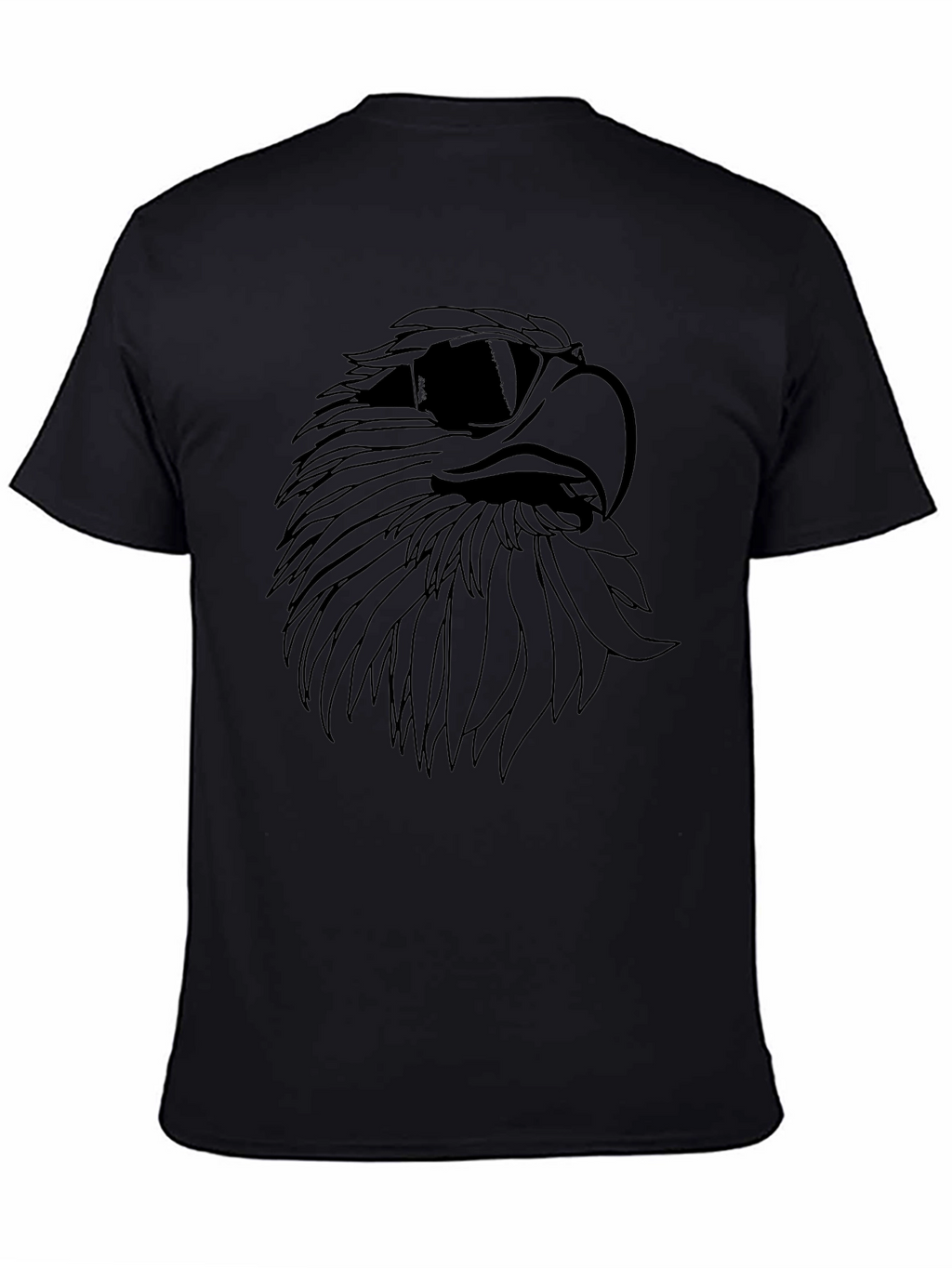 Cool Eagle Graphic Tee - Mens Black T-Shirt