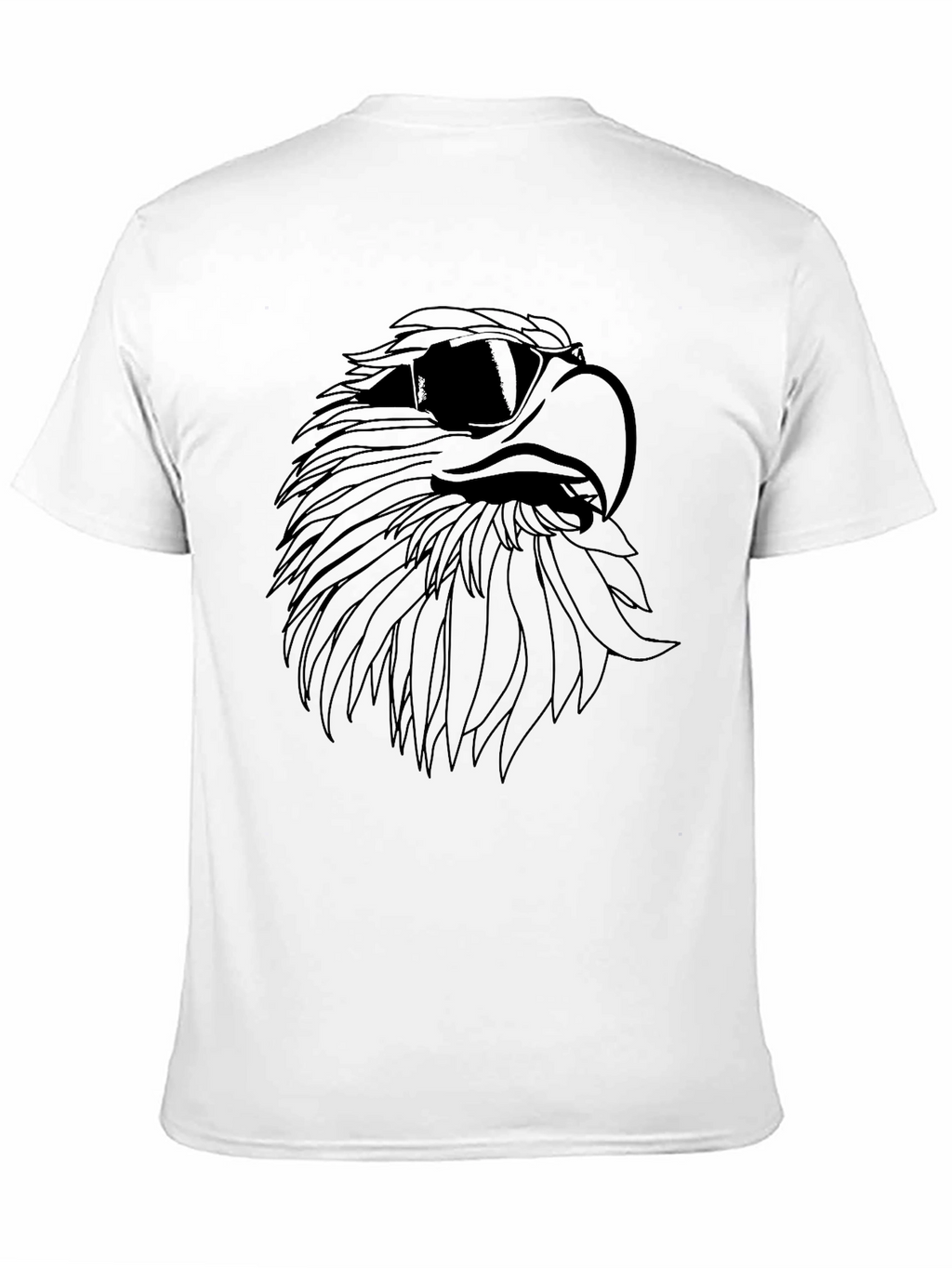Cool Eagle Graphic Tee - Mens Black T-Shirt