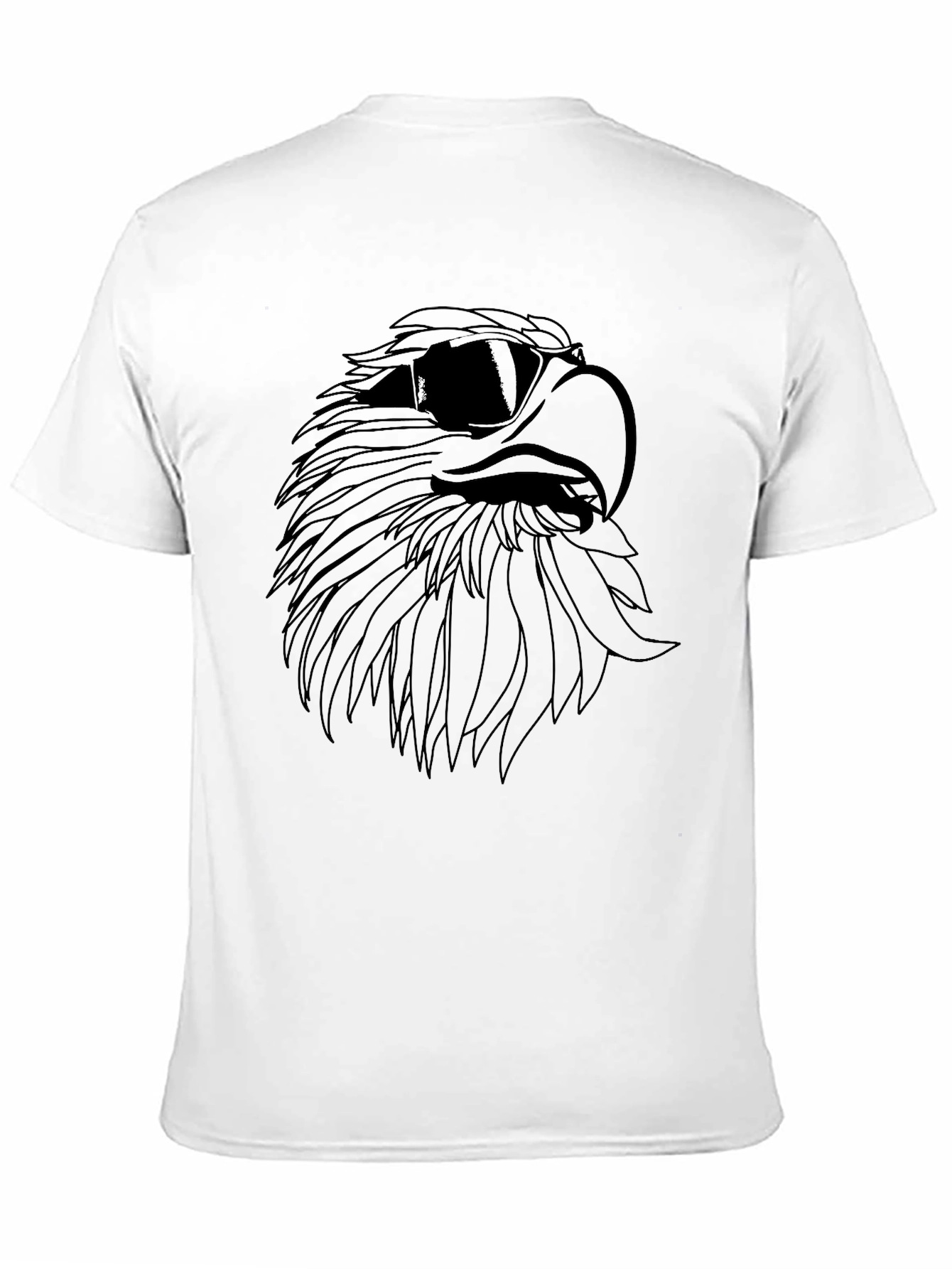 Cool Eagle Graphic Tee - Mens Black T-Shirt