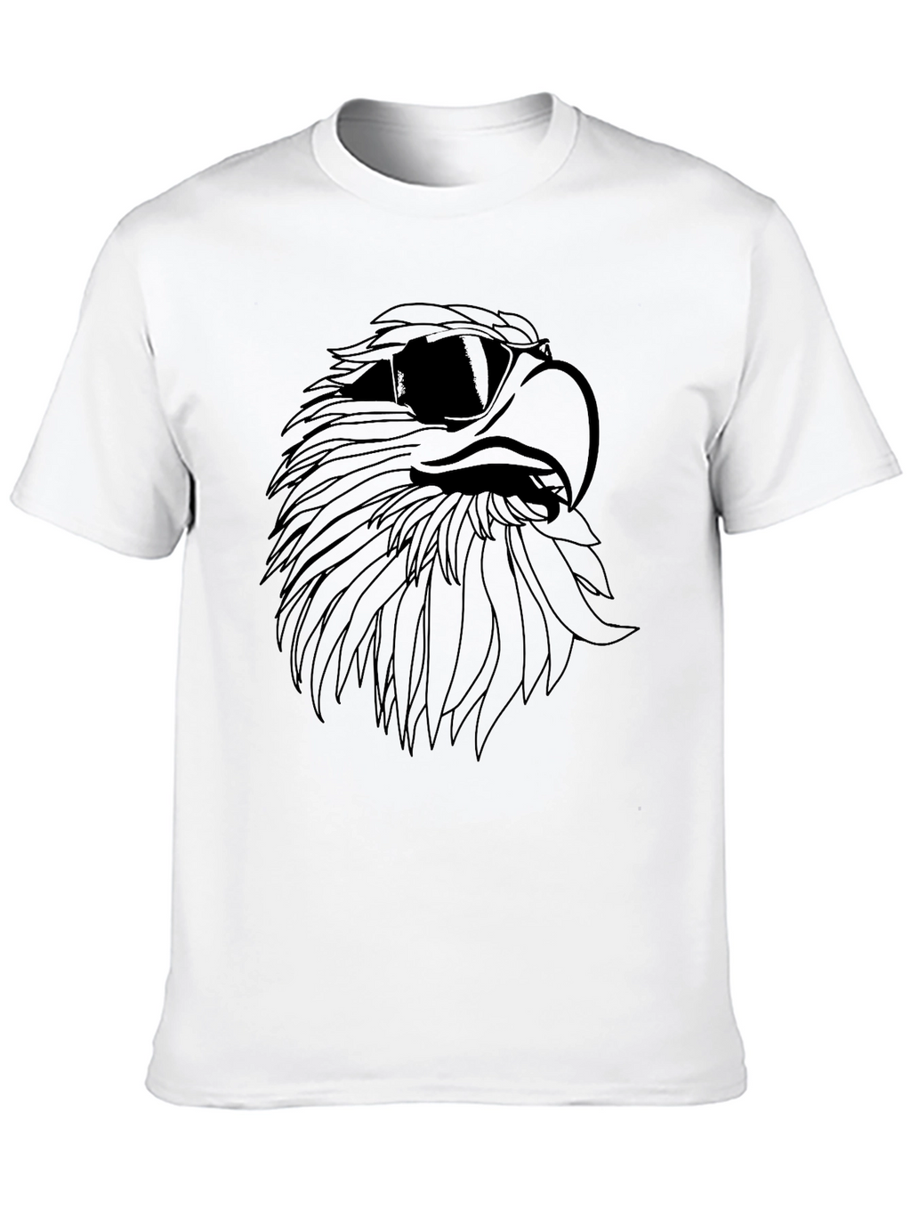 Cool Eagle Graphic Tee - Mens Black T-Shirt