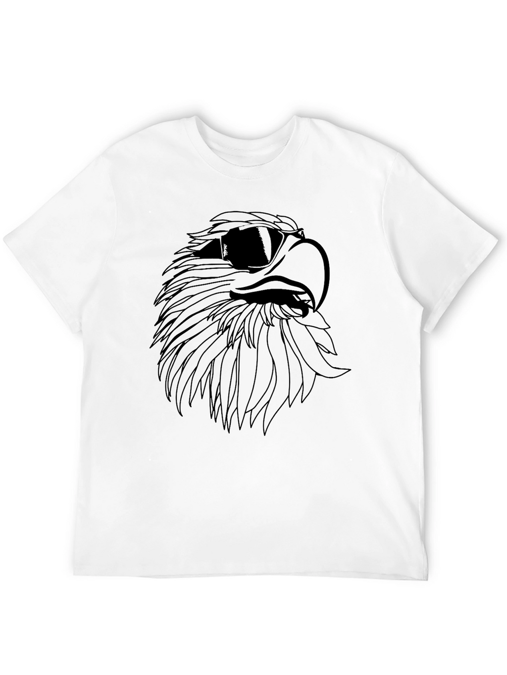 Cool Eagle Graphic Tee - Mens Black T-Shirt