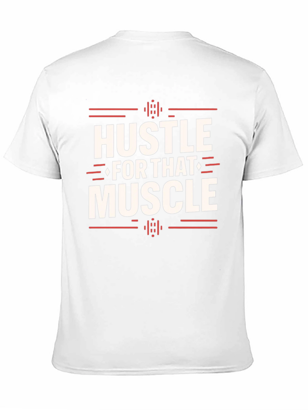 Hustle for Muscle Black Graphic Tee