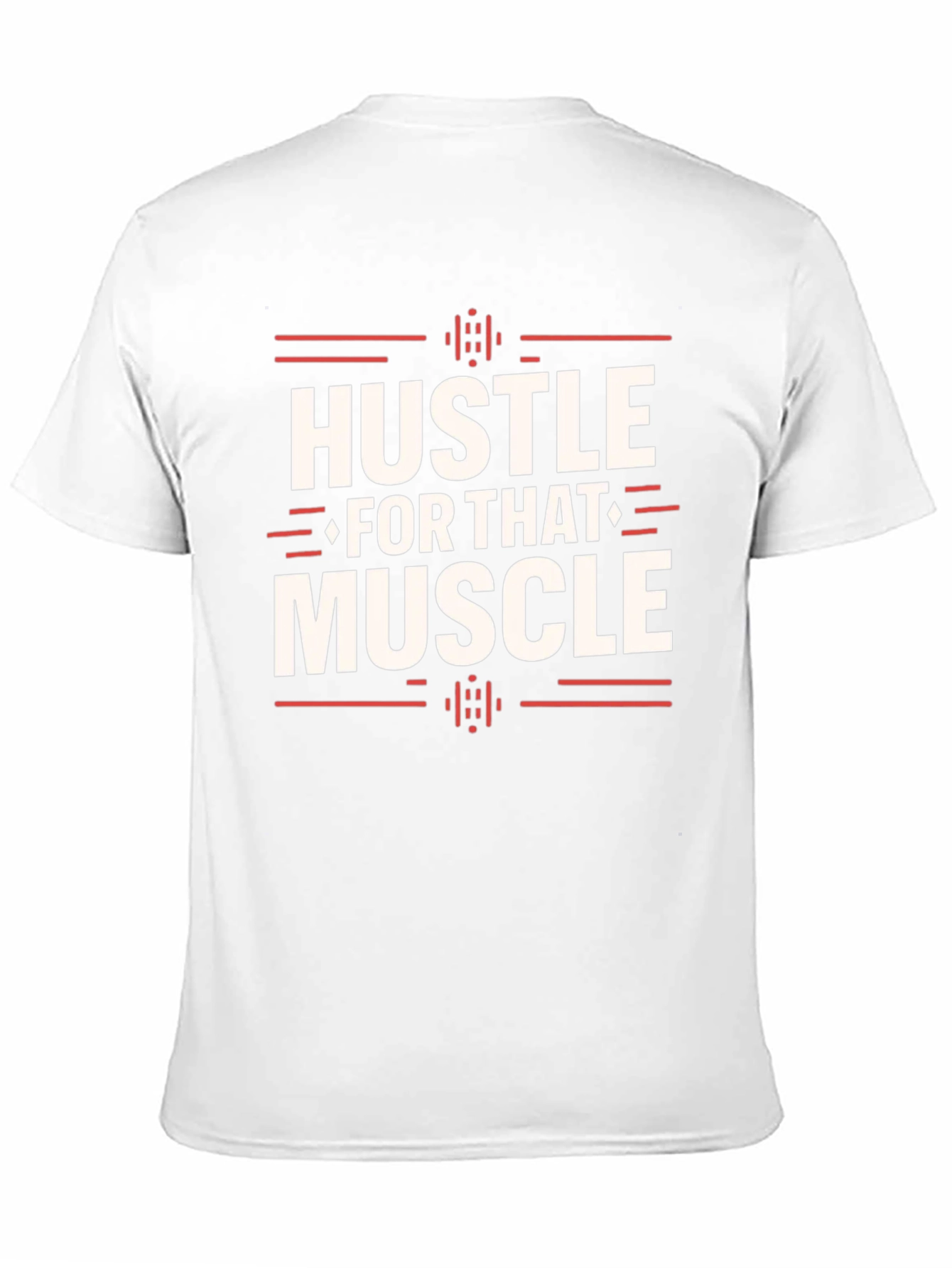Hustle for Muscle Black Graphic Tee