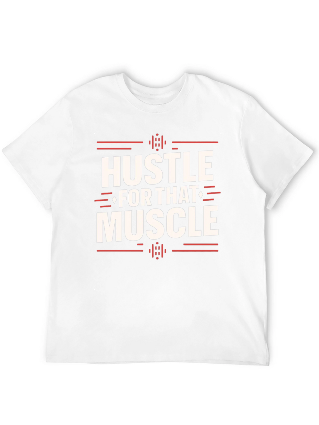 Hustle for Muscle Black Graphic Tee