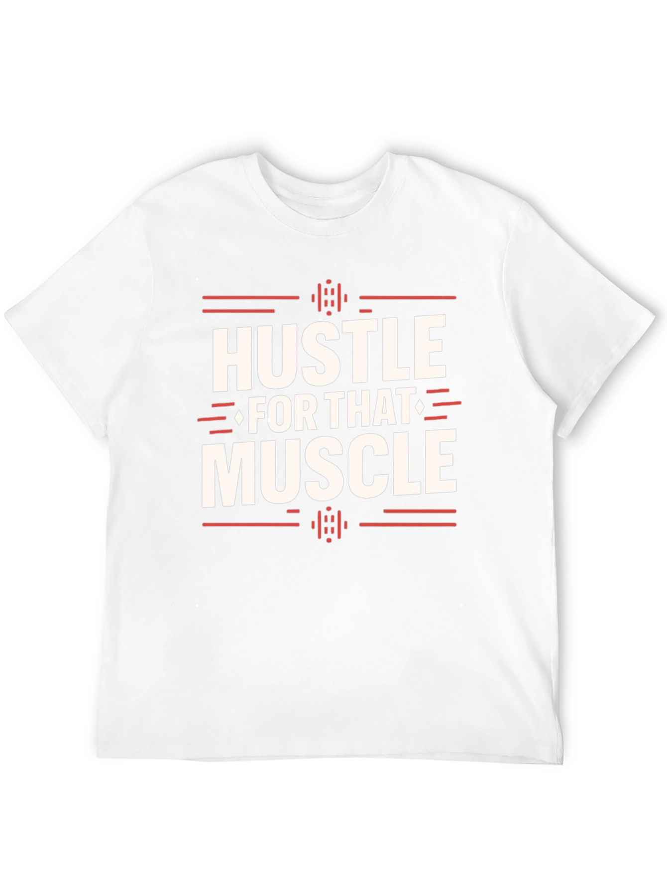 Hustle for Muscle Black Graphic Tee