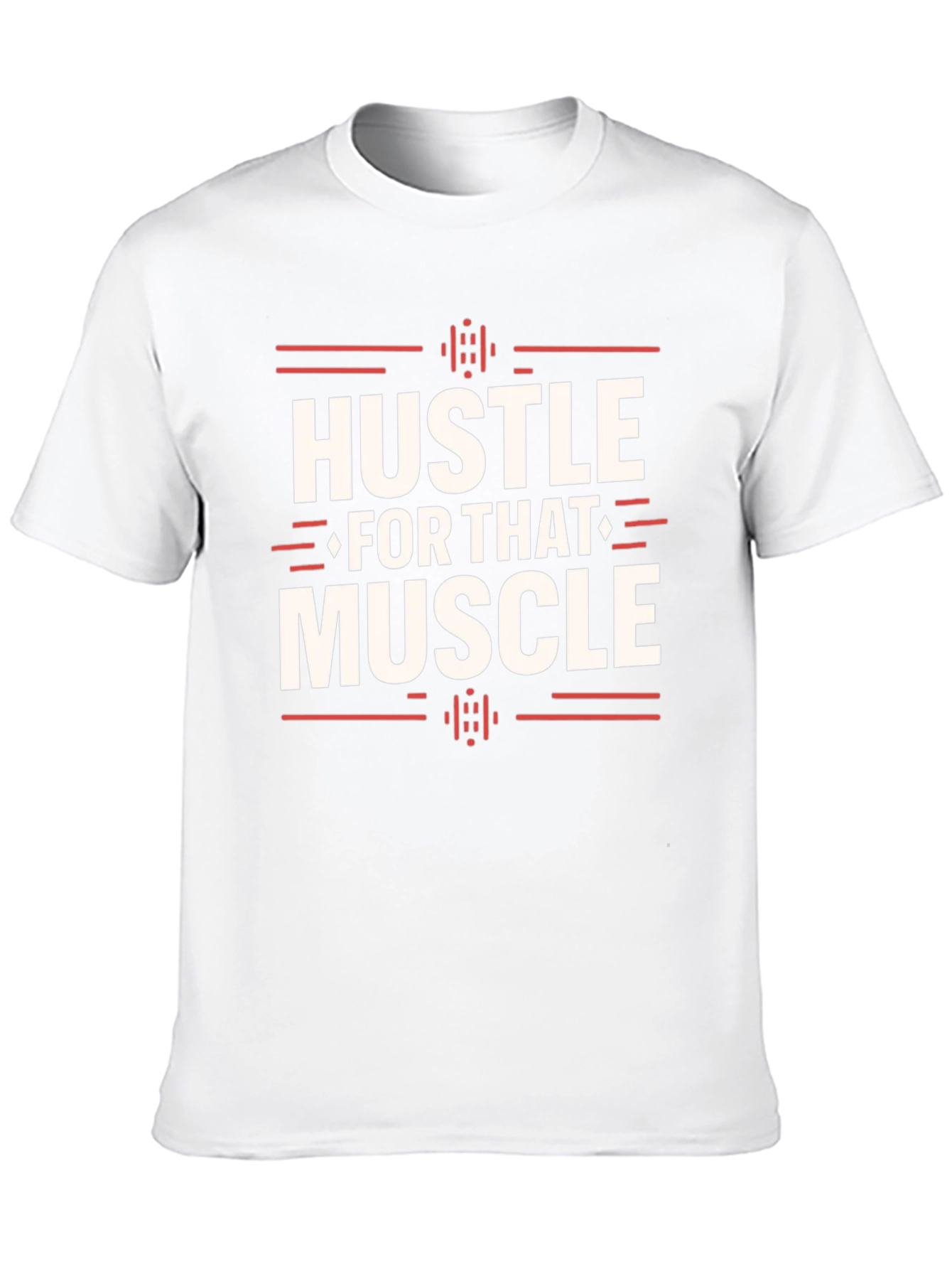 Hustle for Muscle Black Graphic Tee