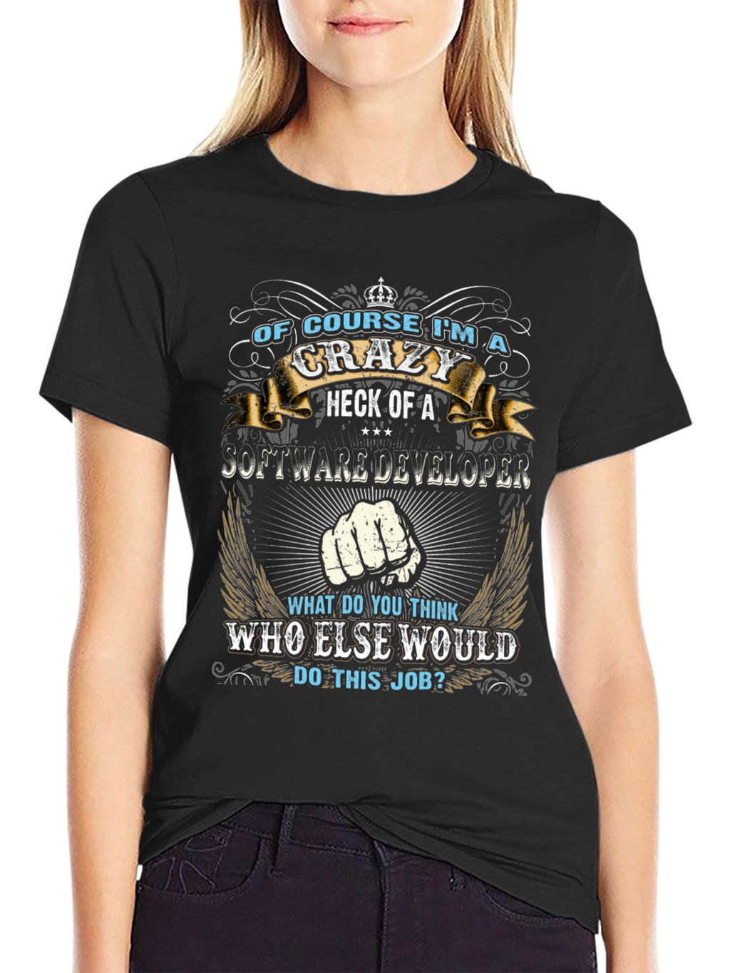 Crazy Software Developer T-Shirt