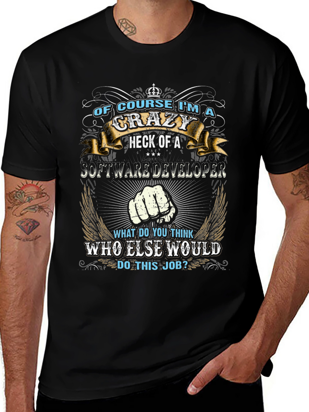 Crazy Software Developer T-Shirt