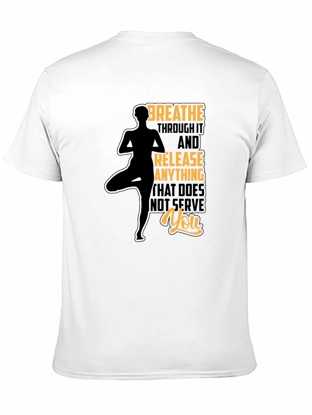 Breathe Yoga Graphic Tee - Relax & Release