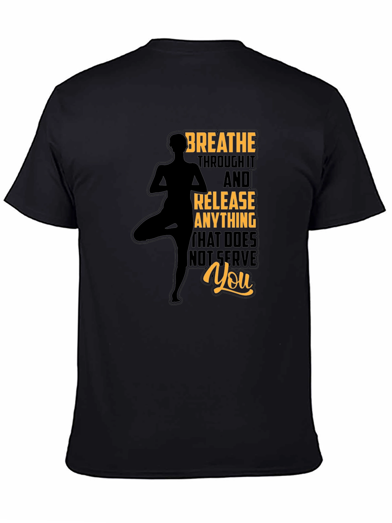 Breathe Yoga Graphic Tee - Relax & Release