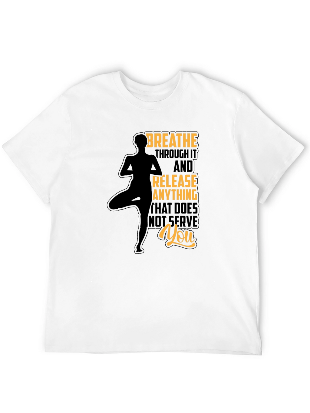 Breathe Yoga Graphic Tee - Relax & Release