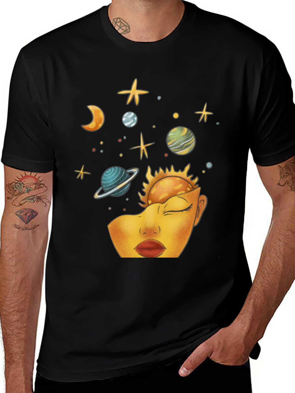 Celestial Mind T-Shirt - Universe Art Tee