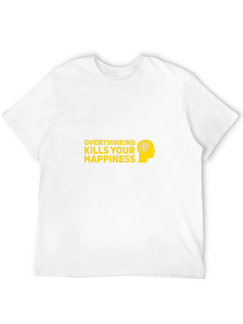 Overthinking Kills T-Shirt - Black Cotton Graphic Tee