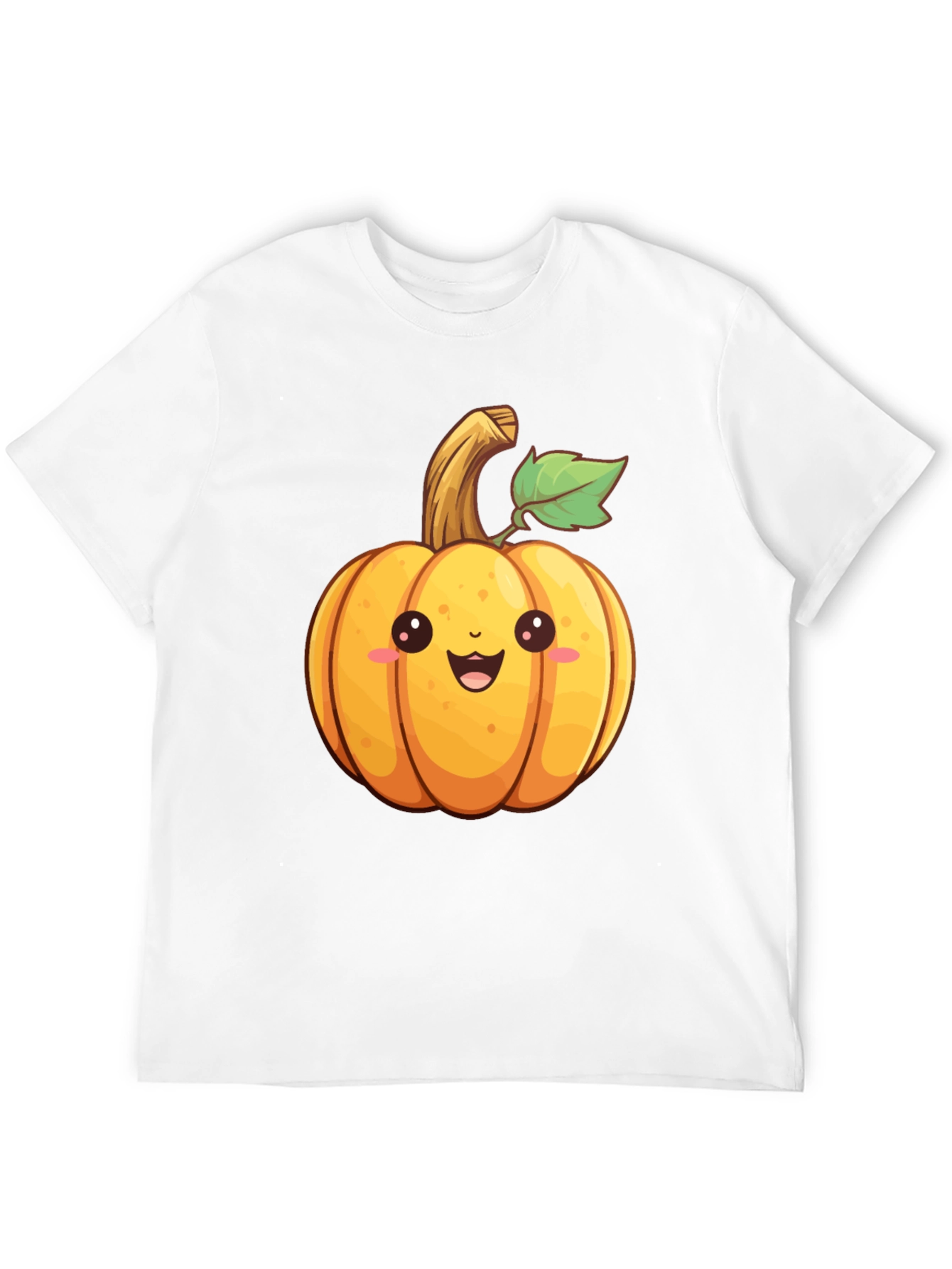 Cute Cartoon Pumpkin Graphic T-Shirt