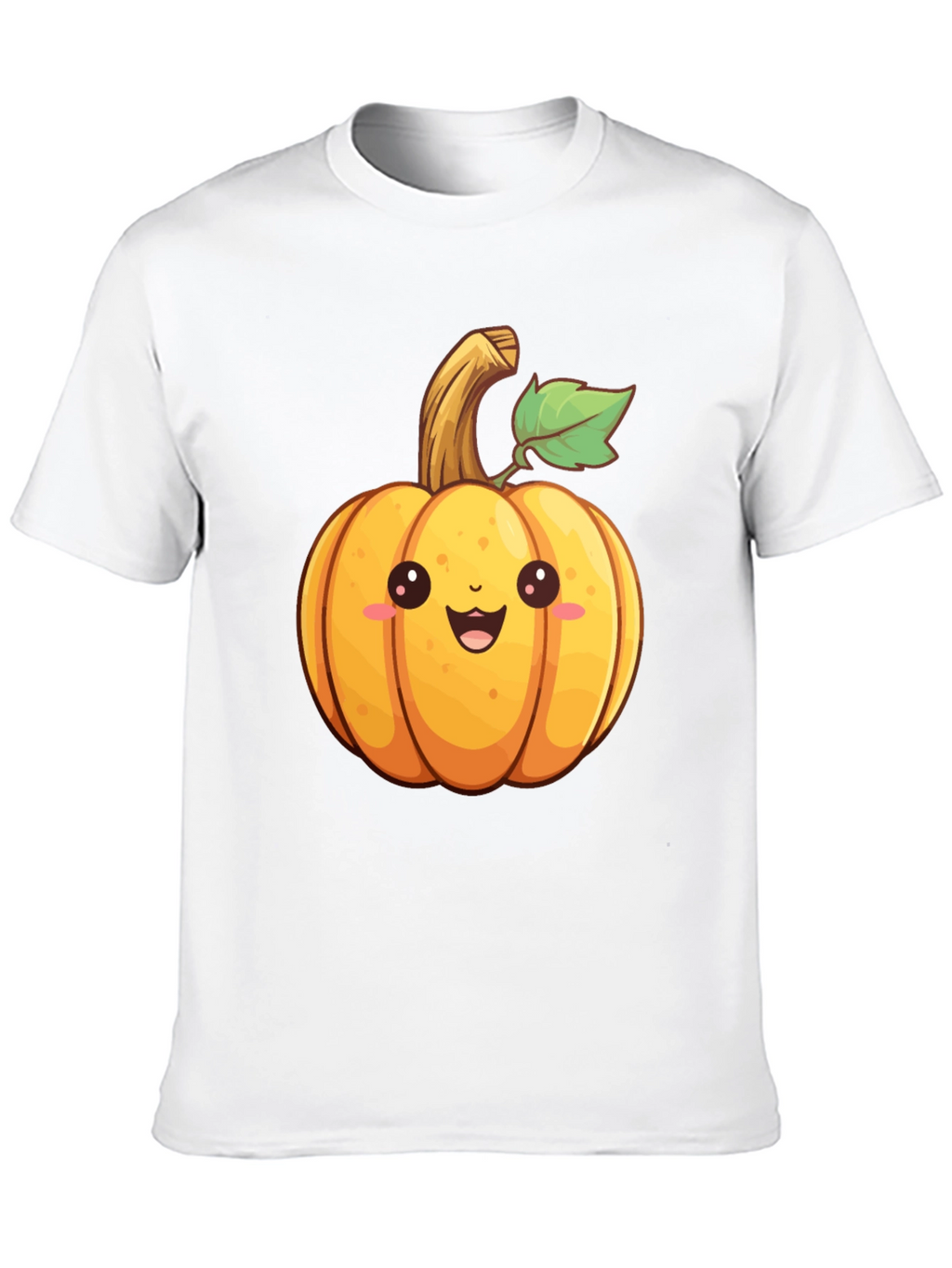 Cute Cartoon Pumpkin Graphic T-Shirt