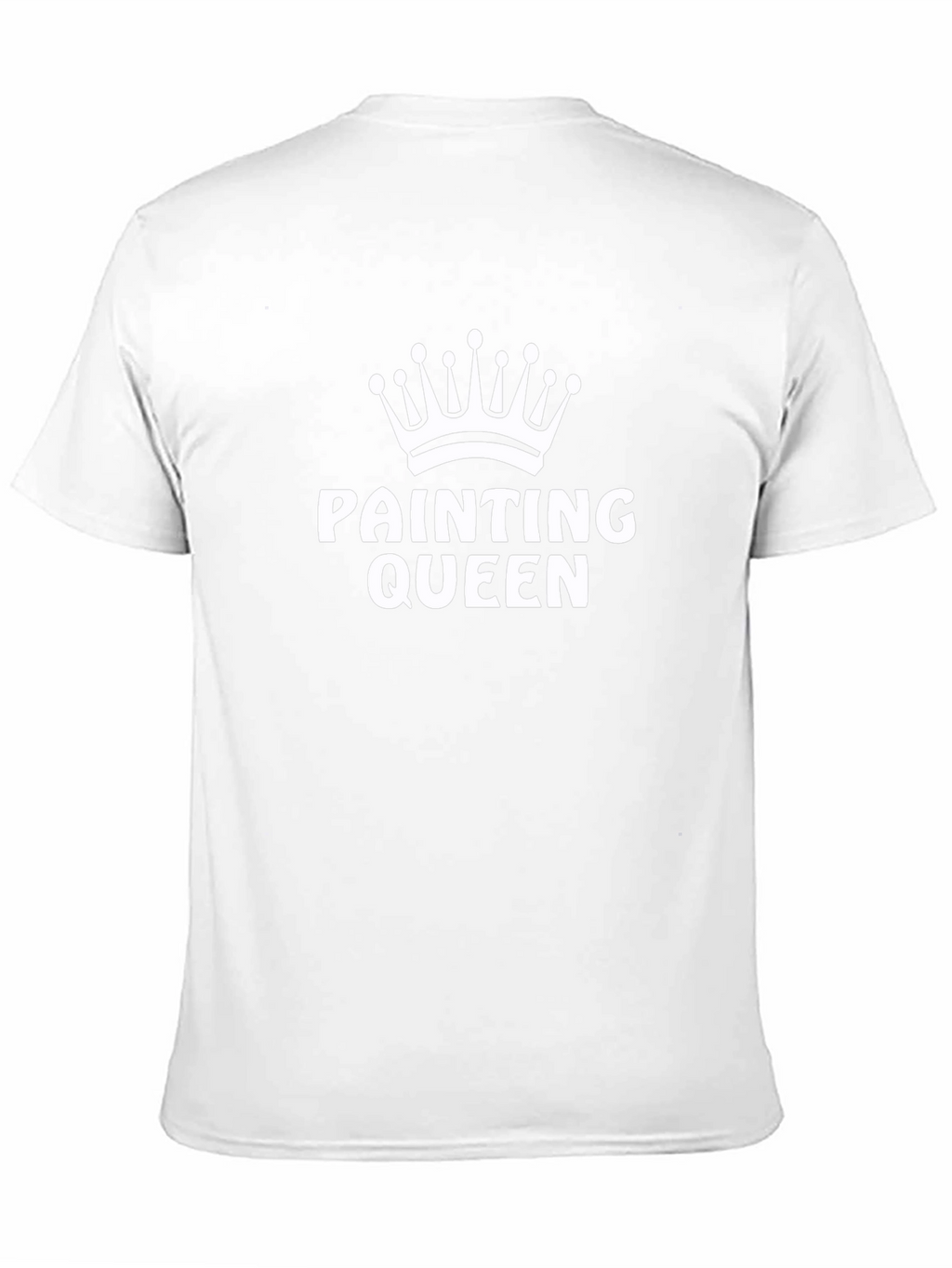 Painting Queen Graphic Tee - Black Cotton Shirt