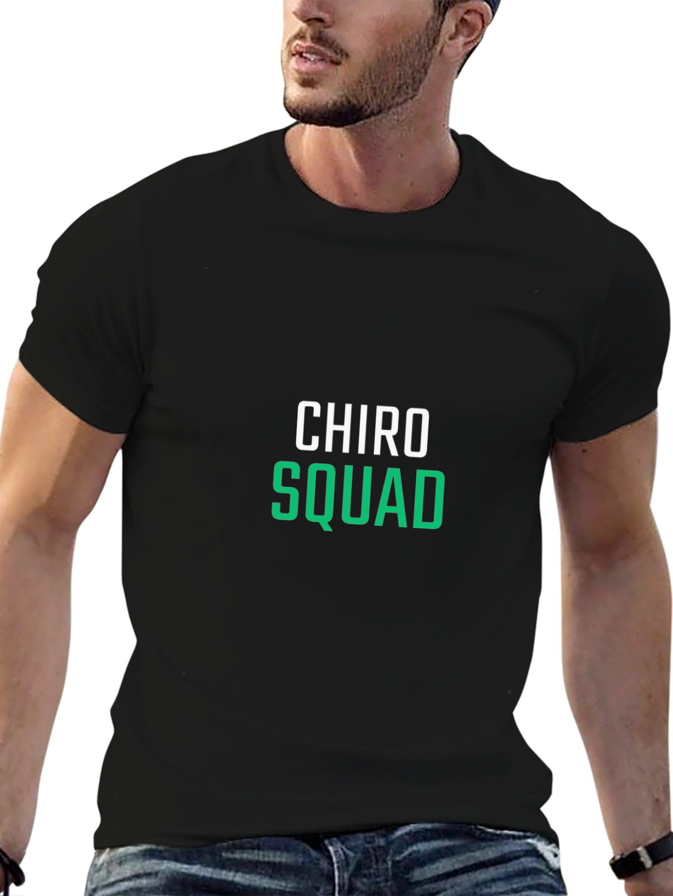 Chiro Squad T-Shirt - Black Cotton Blend