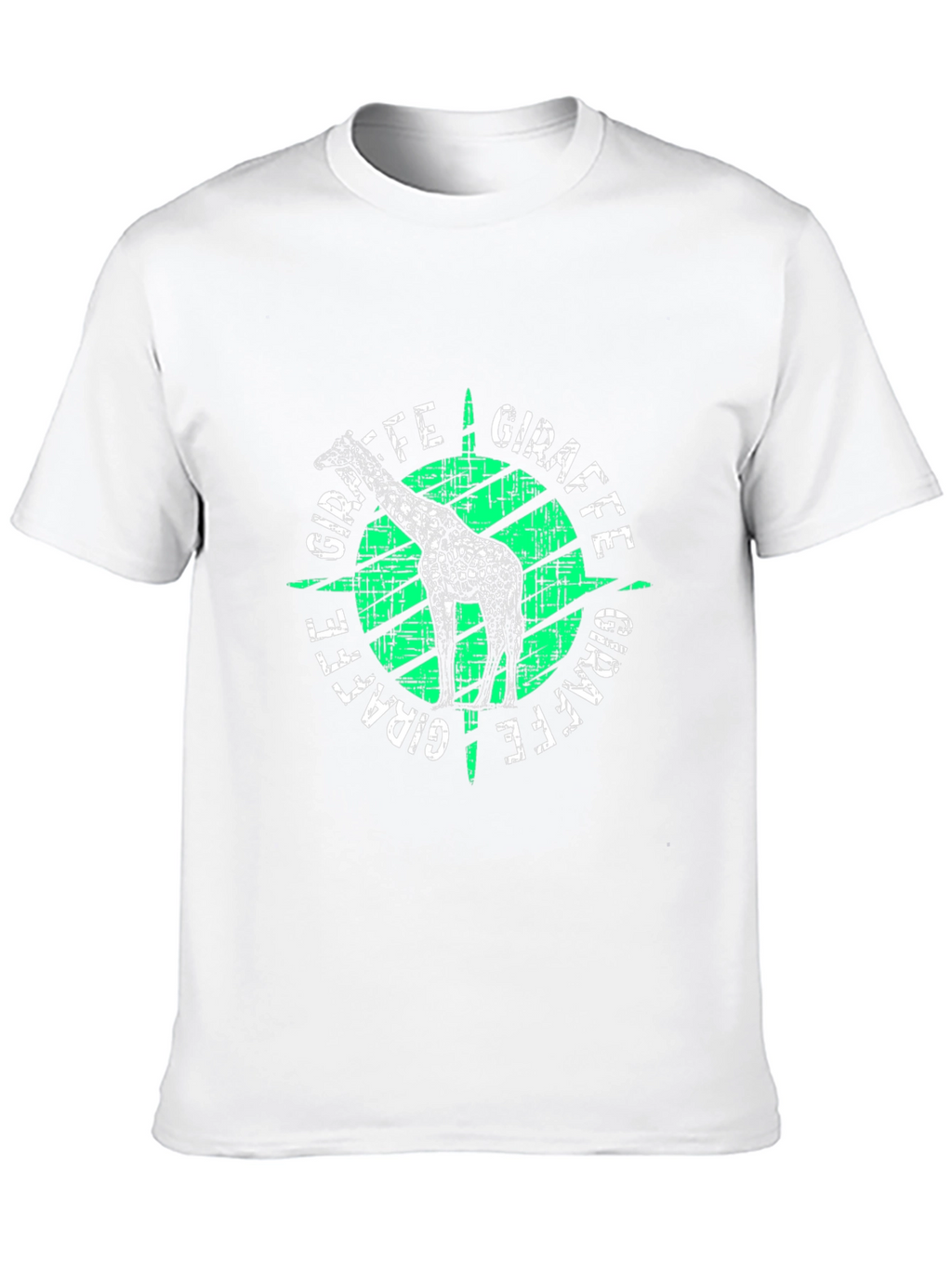 Giraffe Graphic Print T-Shirt