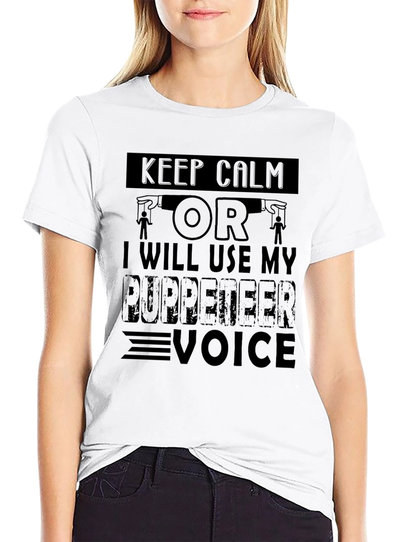 Keep Calm Puppeteer Voice T-Shirt