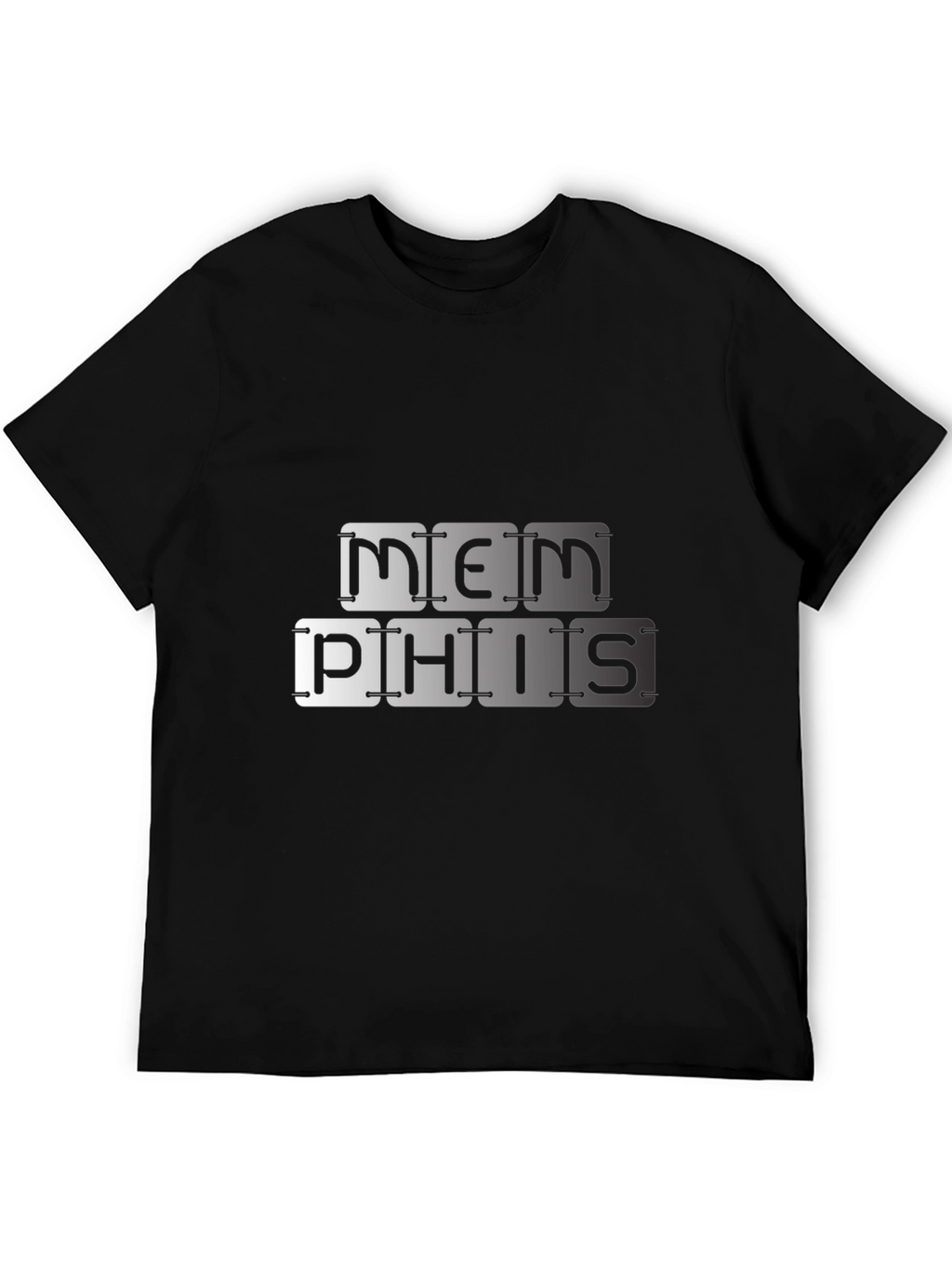 Memphis Graphic Tee - Black Cotton Blend