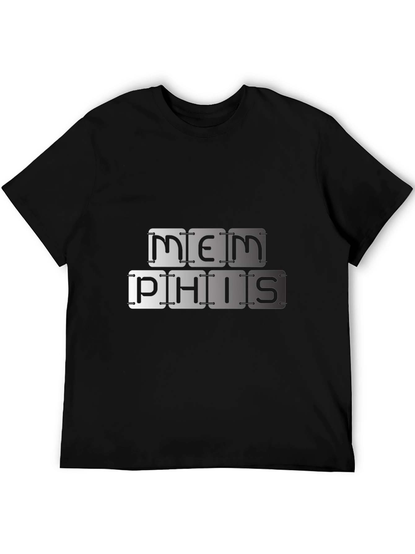 Memphis Graphic Tee - Black Cotton Blend