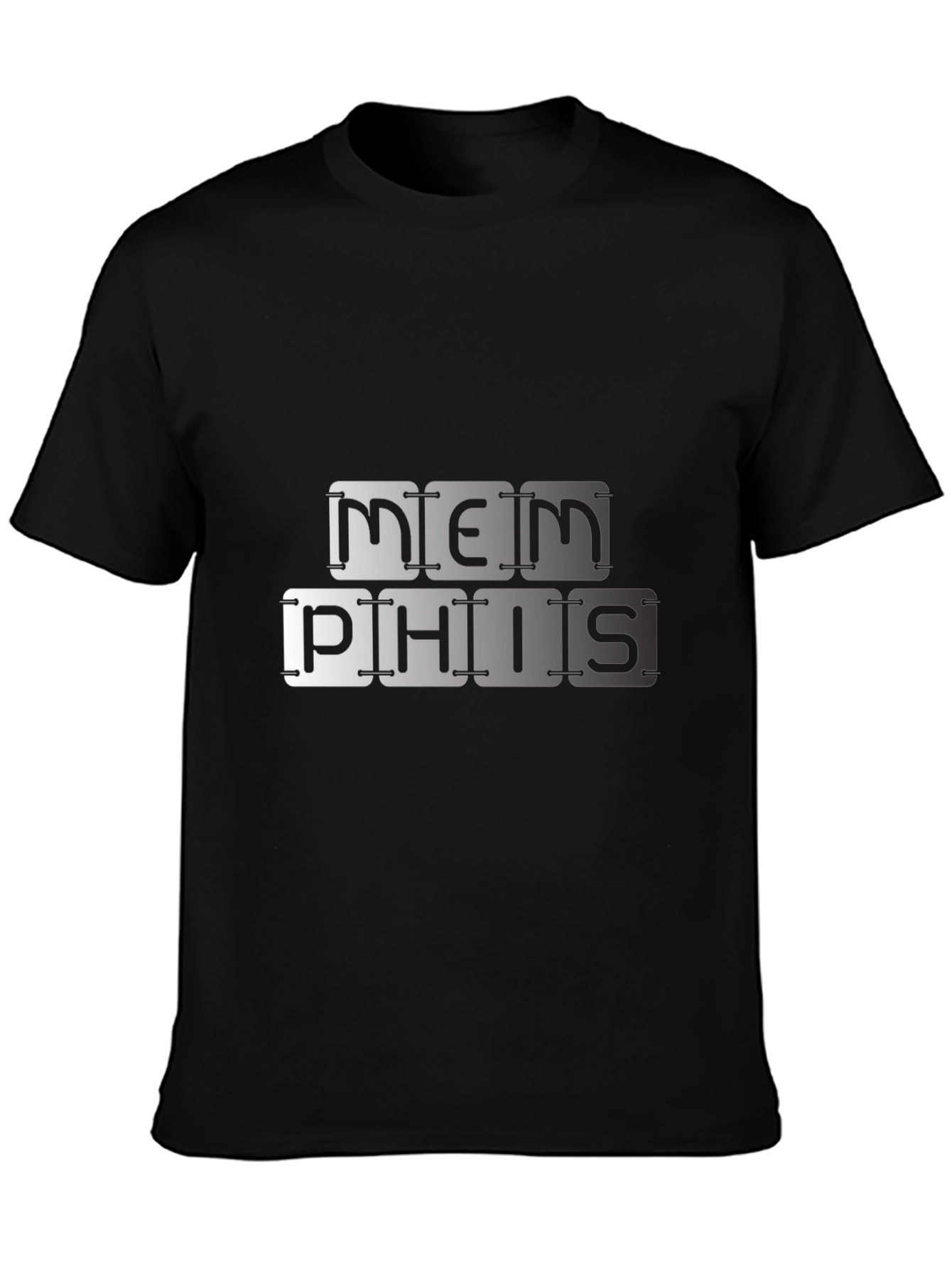 Memphis Graphic Tee - Black Cotton Blend