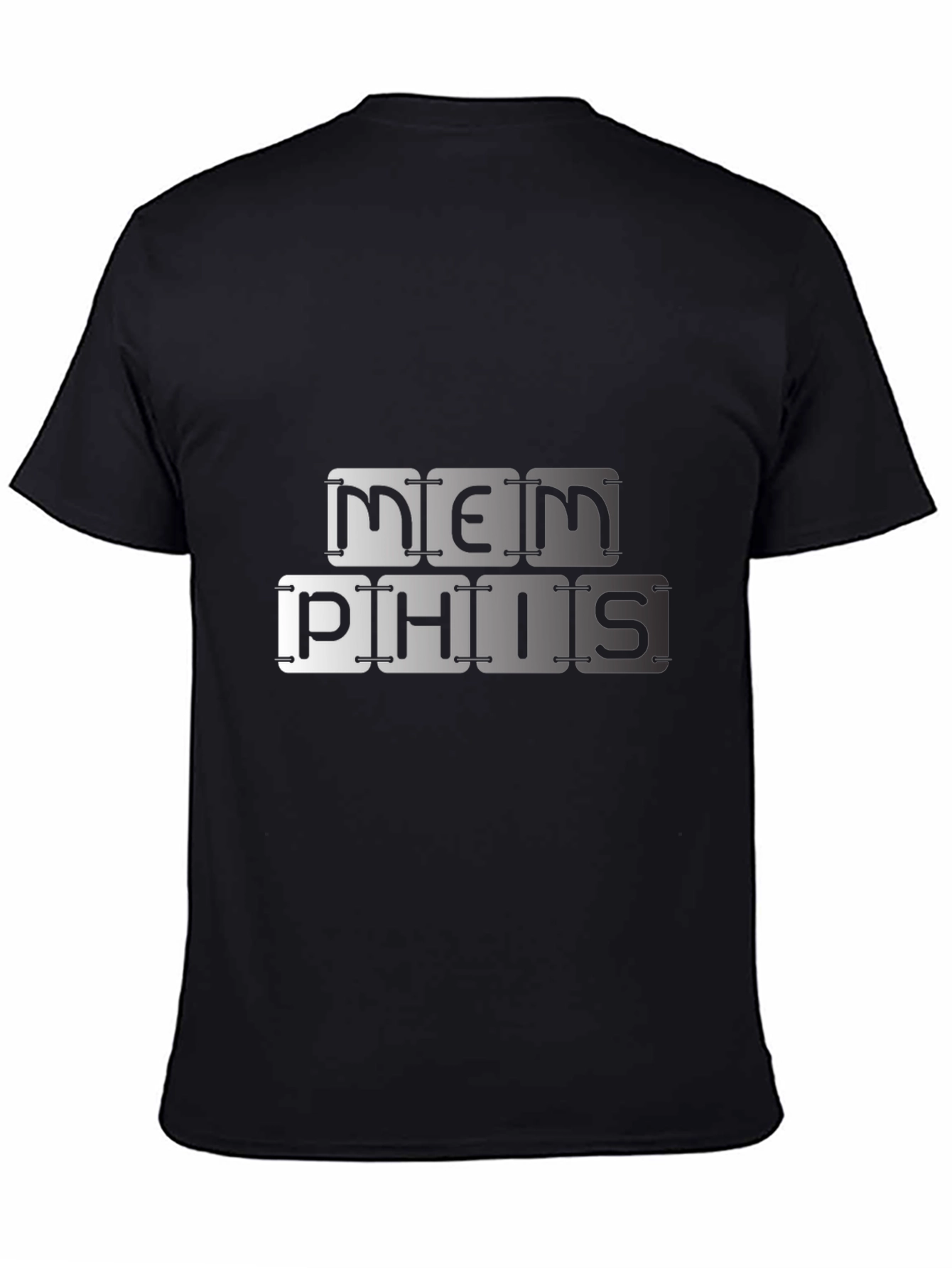 Memphis Graphic Tee - Black Cotton Blend