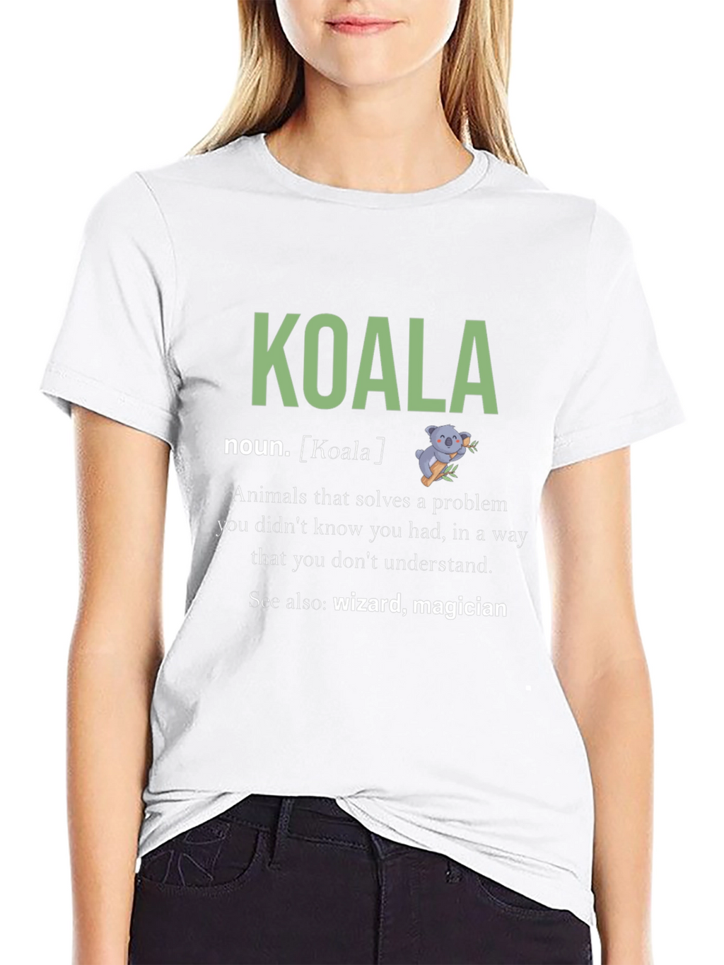 Koala Noun Definition Graphic T-Shirt