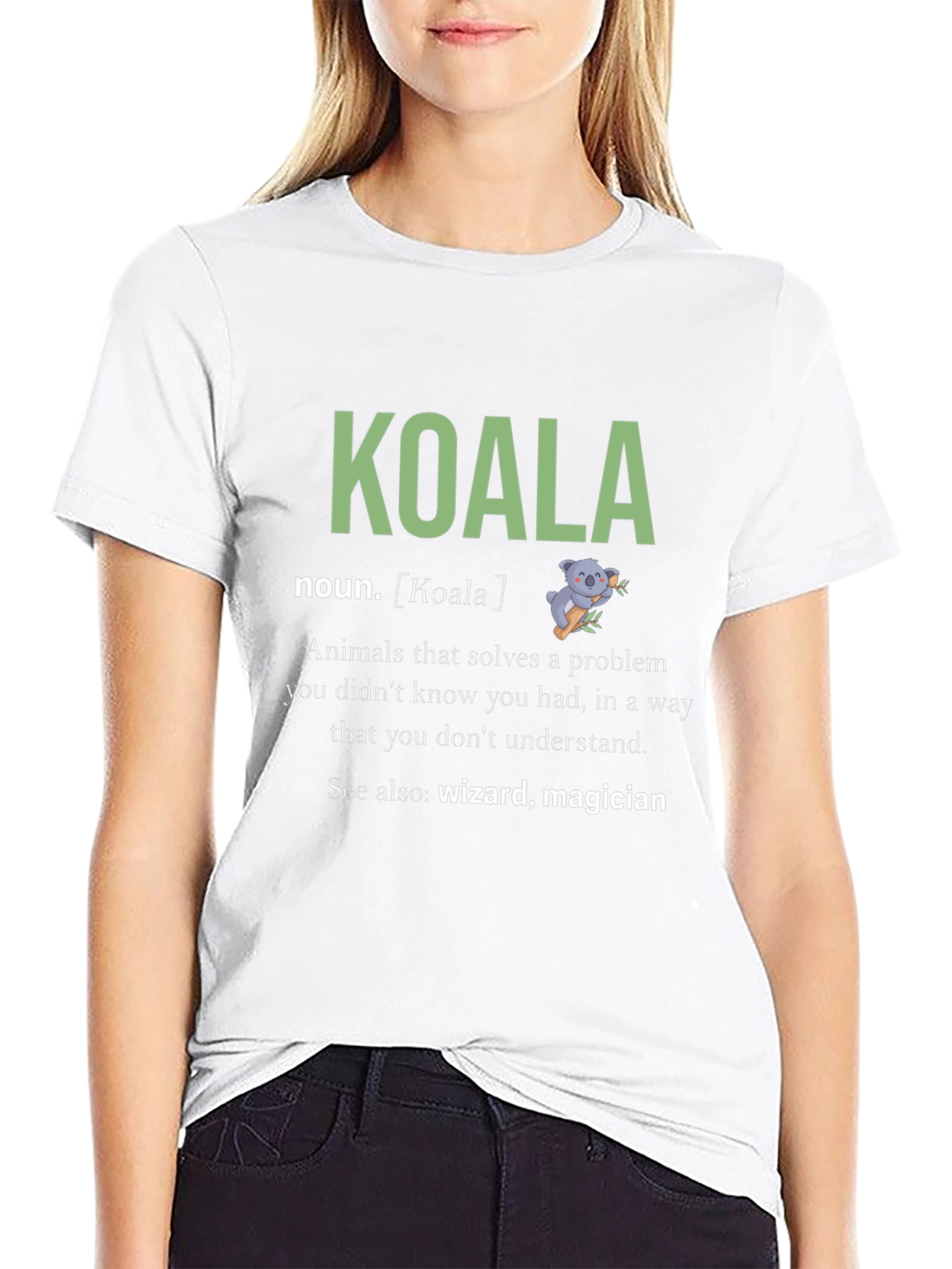 Koala Noun Definition Graphic T-Shirt