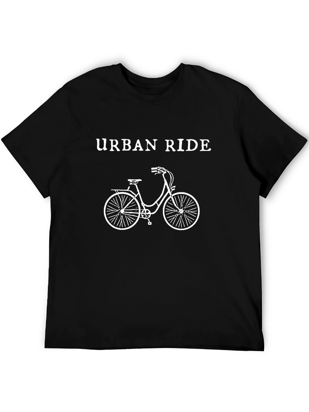 Urban Ride Black Graphic T-Shirt