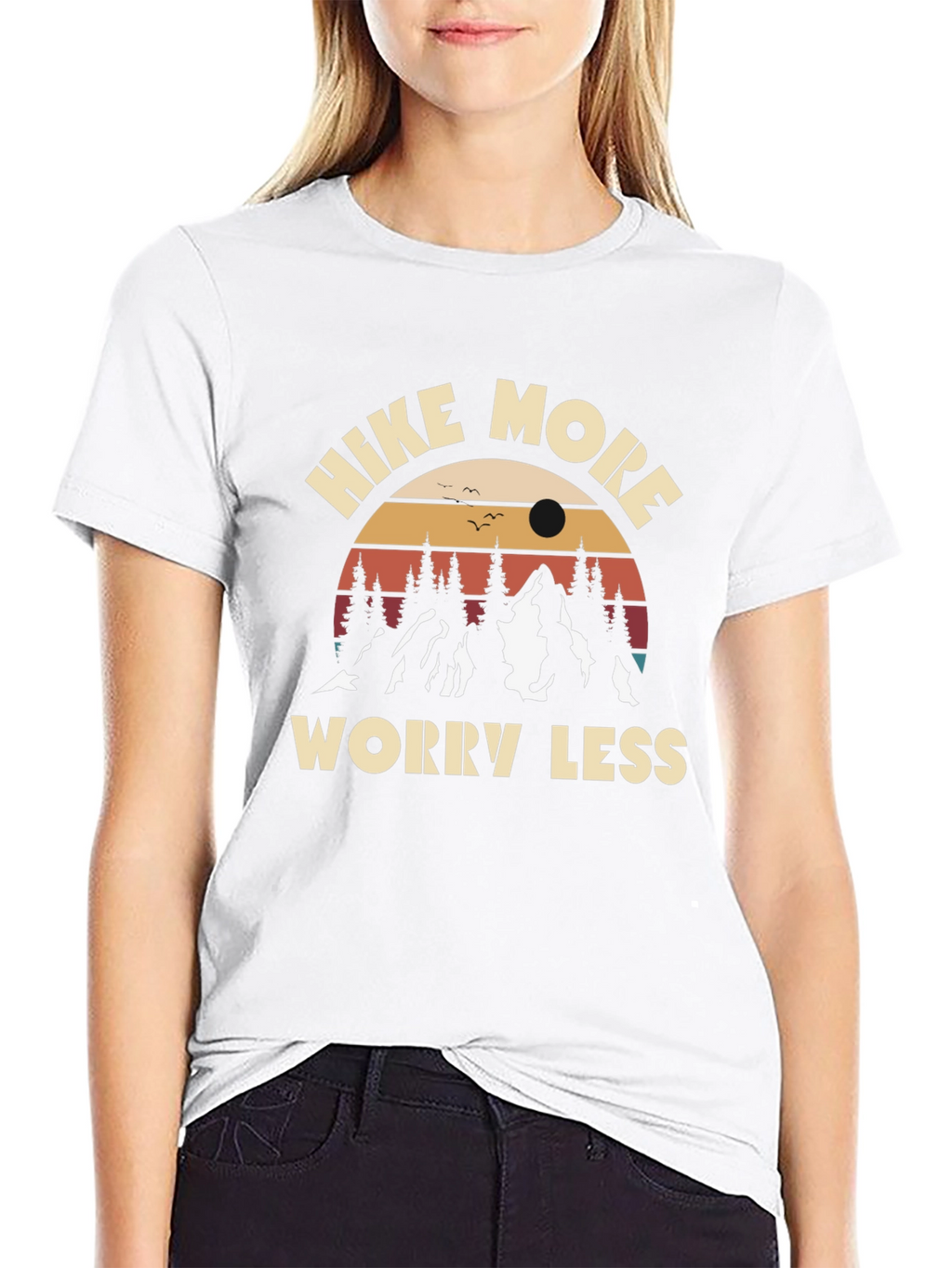 Hike More Worry Less Graphic Tee