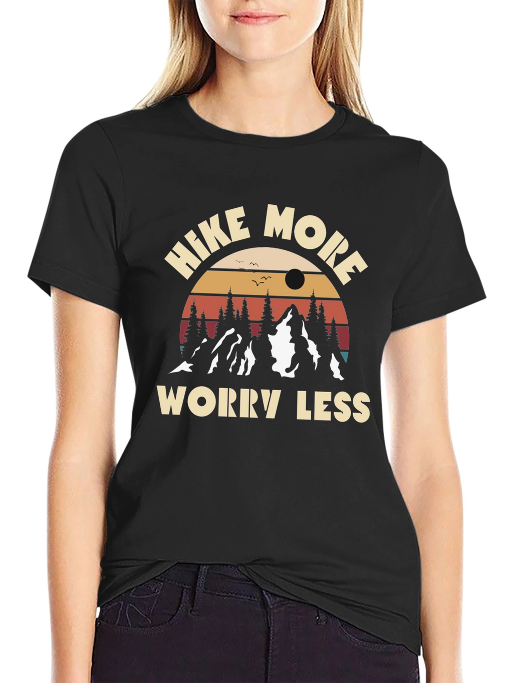Hike More Worry Less Graphic Tee